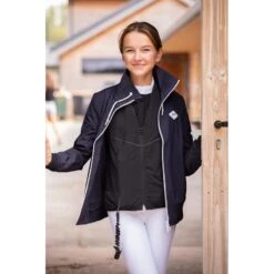 PÉNÉLOPE Veste Airjacket Marine - Enfant -Caval’Style Boutique veste airjacket marine enfant 4
