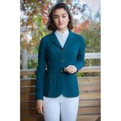 PÉNÉLOPE Veste De Concours Paris Soft Air - Bleu Canard