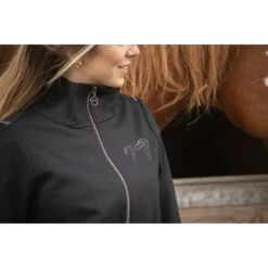 PÉNÉLOPE Veste Tweeny Strass - Noir -Caval’Style Boutique veste tweeny strass noir 6